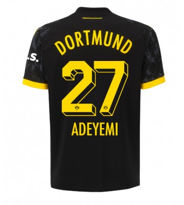 Borussia Dortmund Karim Adeyemi #27 Vieraspaita 2023-24 Lyhyet Hihat